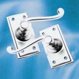 Satin Chrome Door Handles